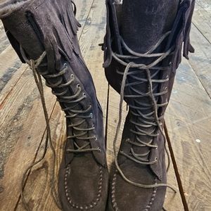 L.L. Bean brown fridge lined boots sz 7